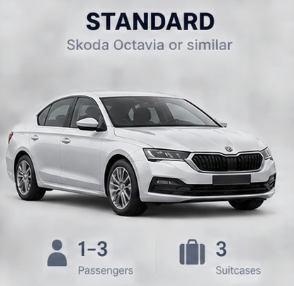 Ford Fusion – clasa Standard Comfort, transfer aeroport Chișinău